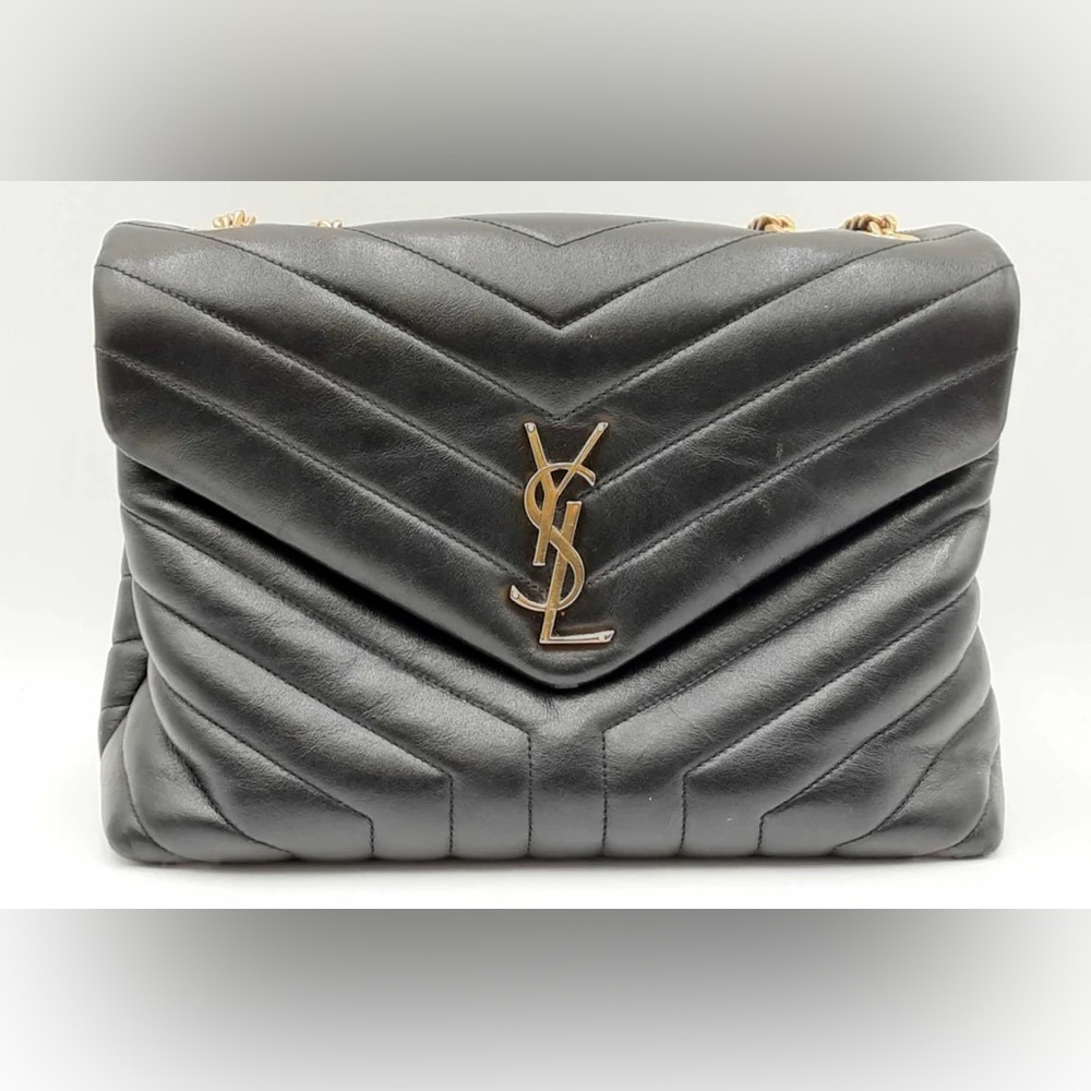 Yves Saint Laurent Loulou Black Quilted Leather Shoulder Bag